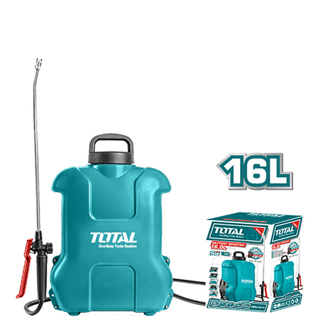 Rociador Pulverizador Fumigador Inalambrico 12V 16 Lts T/Mochila