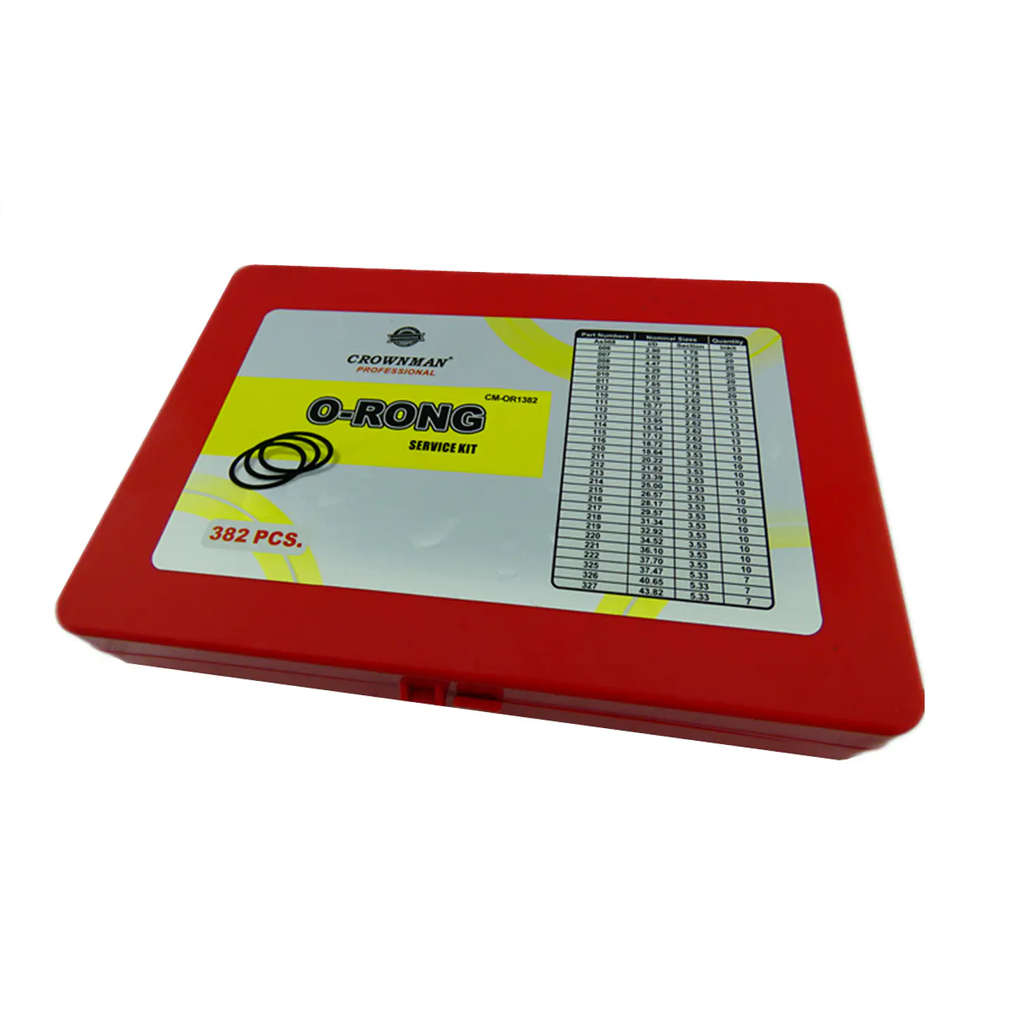 Juego Orrines O-ring Universales 382 Pcs Milimetro Crownman 2