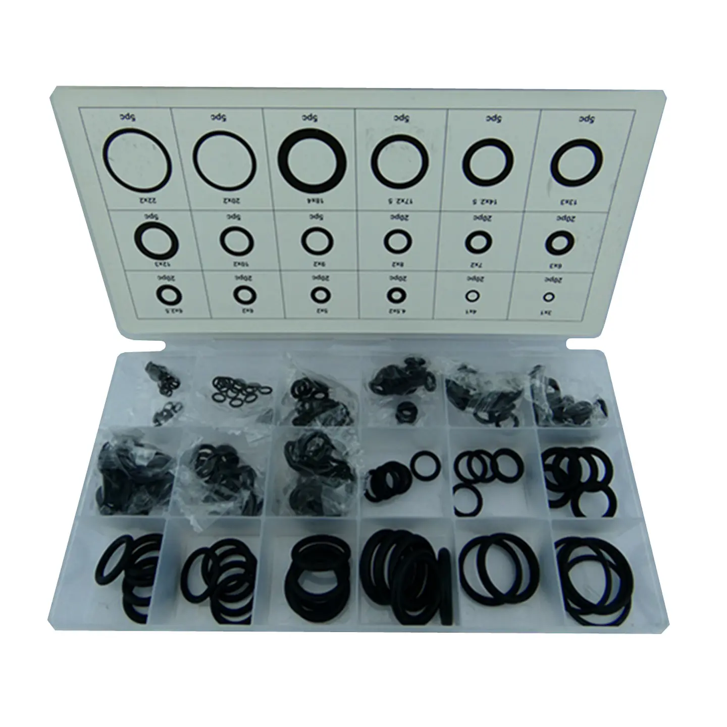 Juego Orrines O-ring Universales 225 Pcs Milimetro Crownman 1