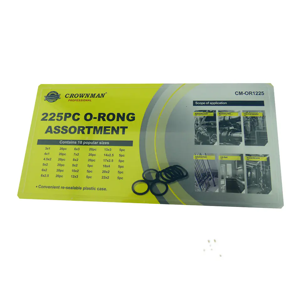 Juego Orrines O-ring Universales 225 Pcs Milimetro Crownman 2
