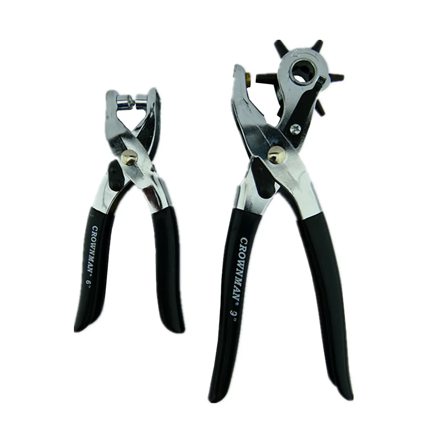 Set Alicates Sacabocado 2 Piezas Ojetillos Crownman 1