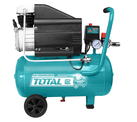 Compresor De Aire 24lts  2 Hp  Total Tc120246