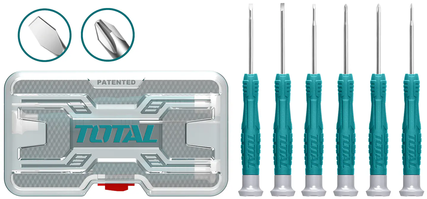 Kit Juego De Destornilladores De Precision 6 Piezas Total 1