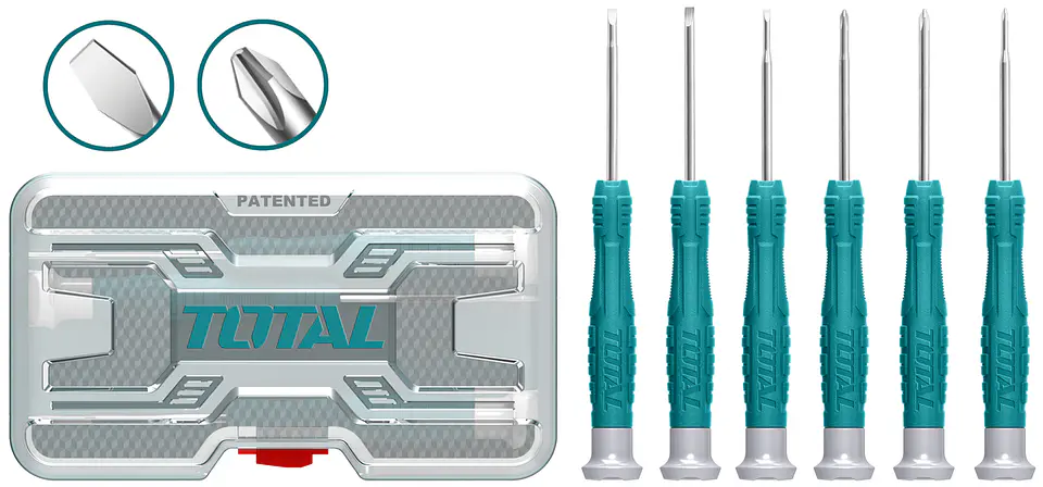 Kit Juego De Destornilladores De Precision 6 Piezas Total 1