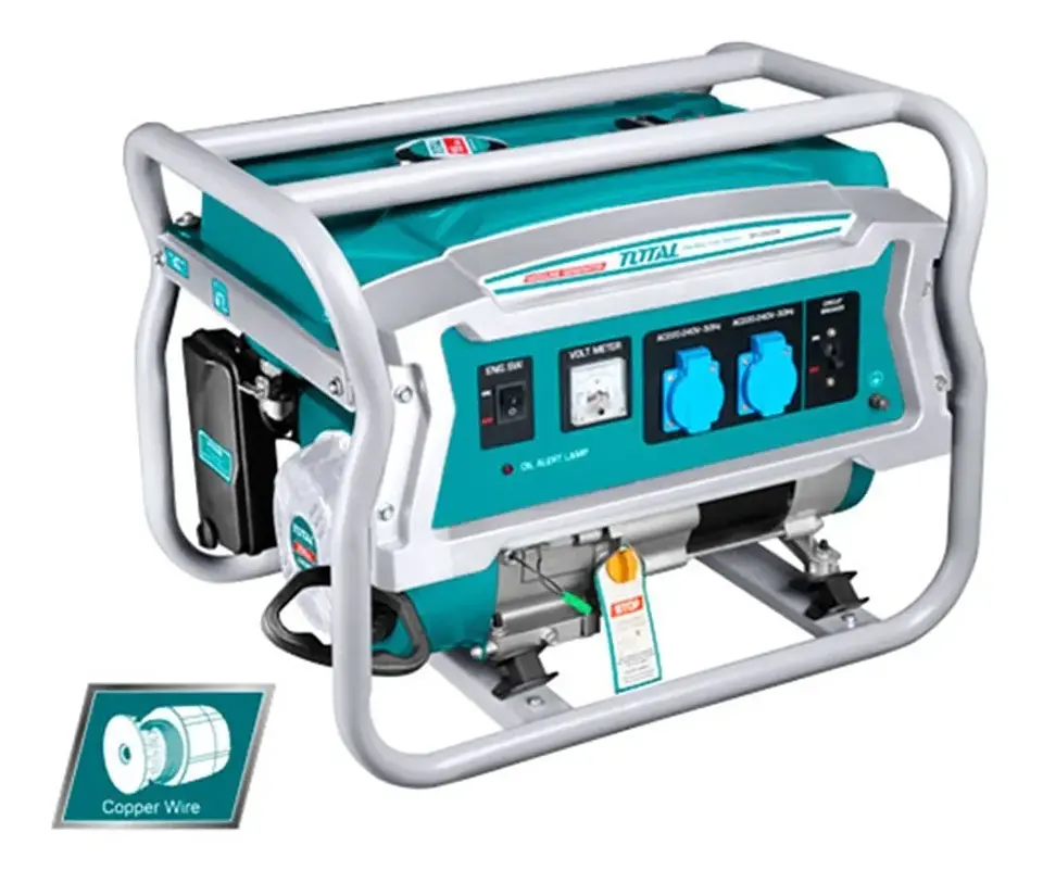 Generador Electrico Bencinero 15l 3500w Total Tp135006 1