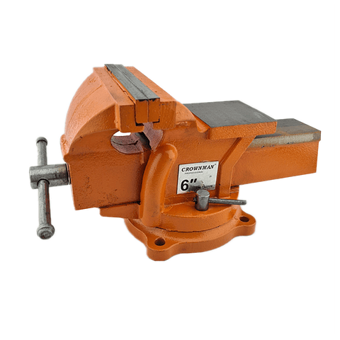 Tornillo De Banco Mecanico Base Giratoria 6 Pulgada Crownman