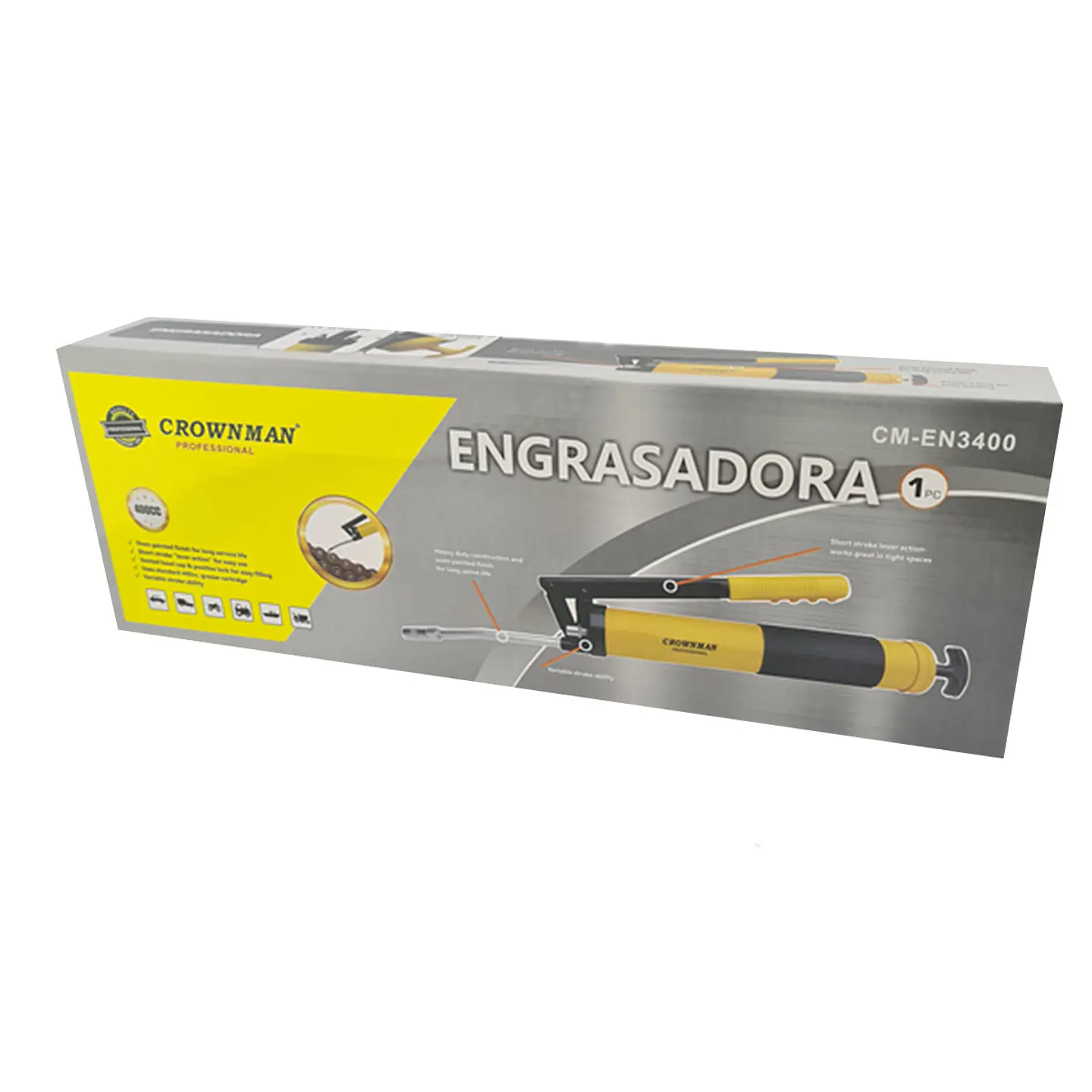 Engrasadora Manual 400cc Crownman Cm-en3400 2