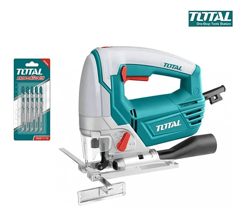 Sierra Caladora 800w, Velocidad Variable C/5 Hojas Total