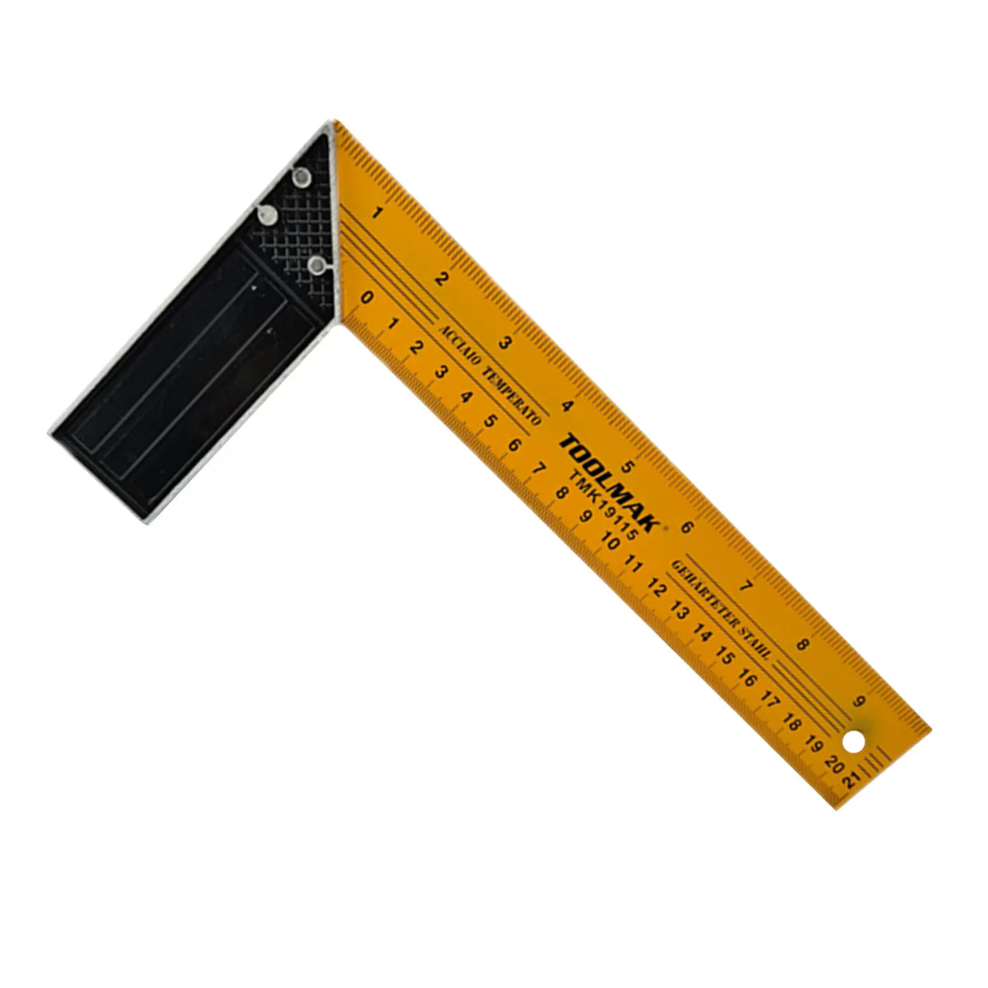 Escuadra Carpintero Esquina 10 Pulgadas Acero Templado Toolmak 1