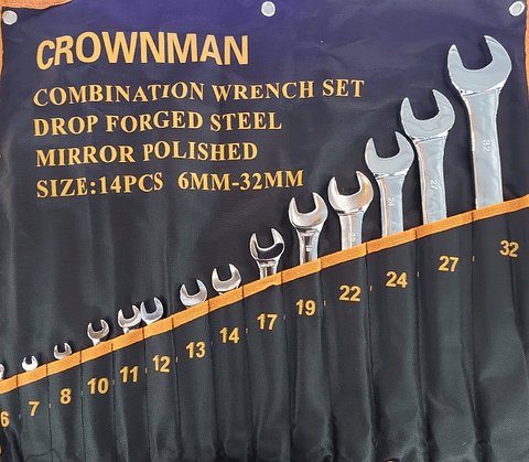 Juego De Llaves Corona 14 Piezas Crownman 6-32mm