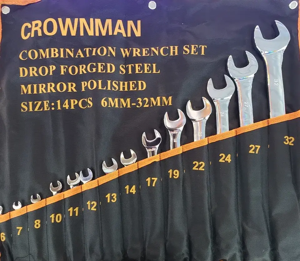 Juego De Llaves Corona 14 Piezas Crownman 6-32mm 1