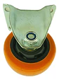 Rueda Naranja Fija 3 Pulgadas - Miniatura 2