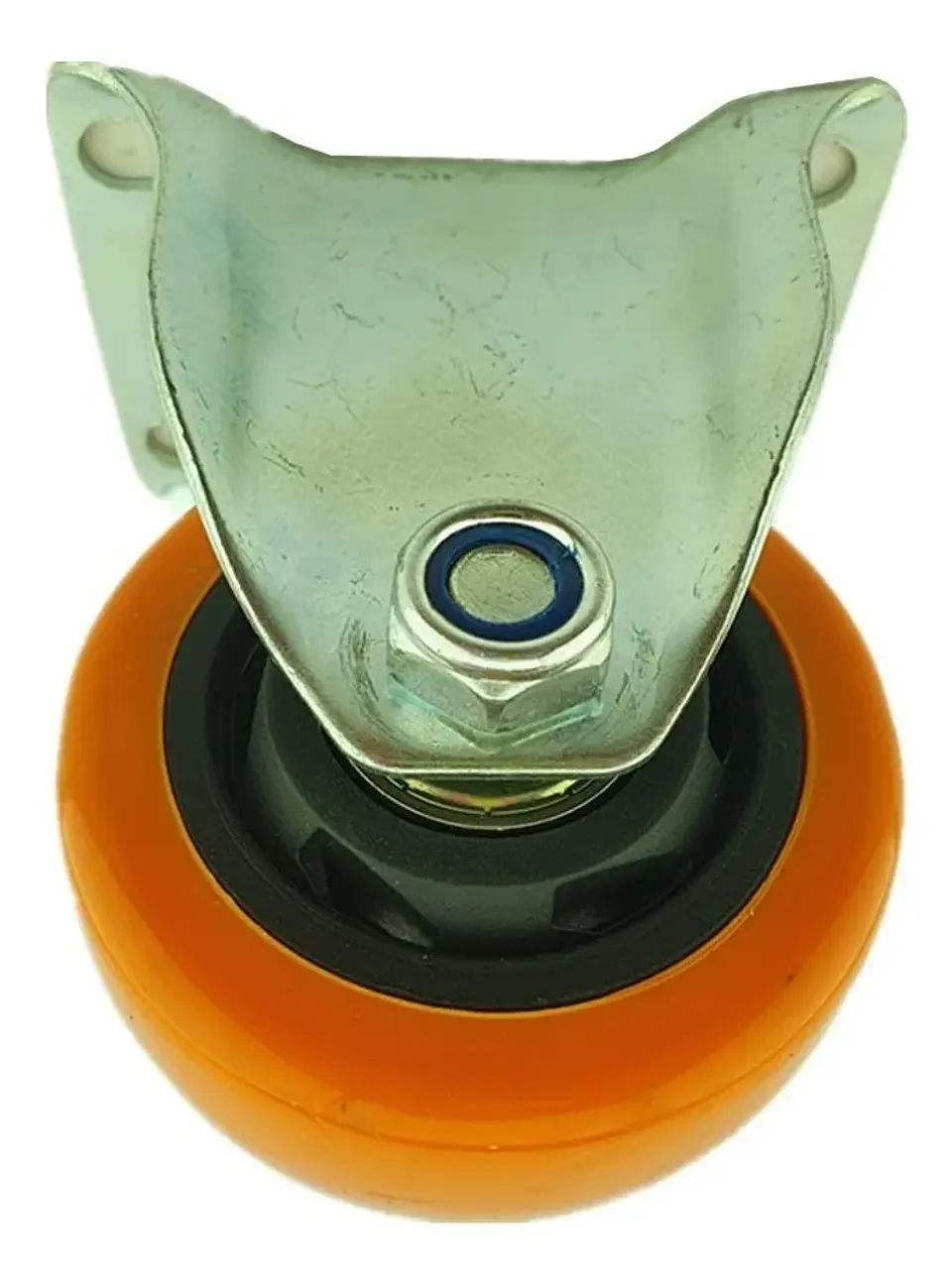 Rueda Naranja Fija 3 Pulgadas 2