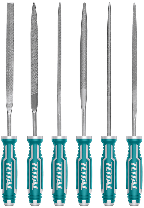 Kit Set Juego De Mini Limas 6 Piezas 3mm X 140mm Total