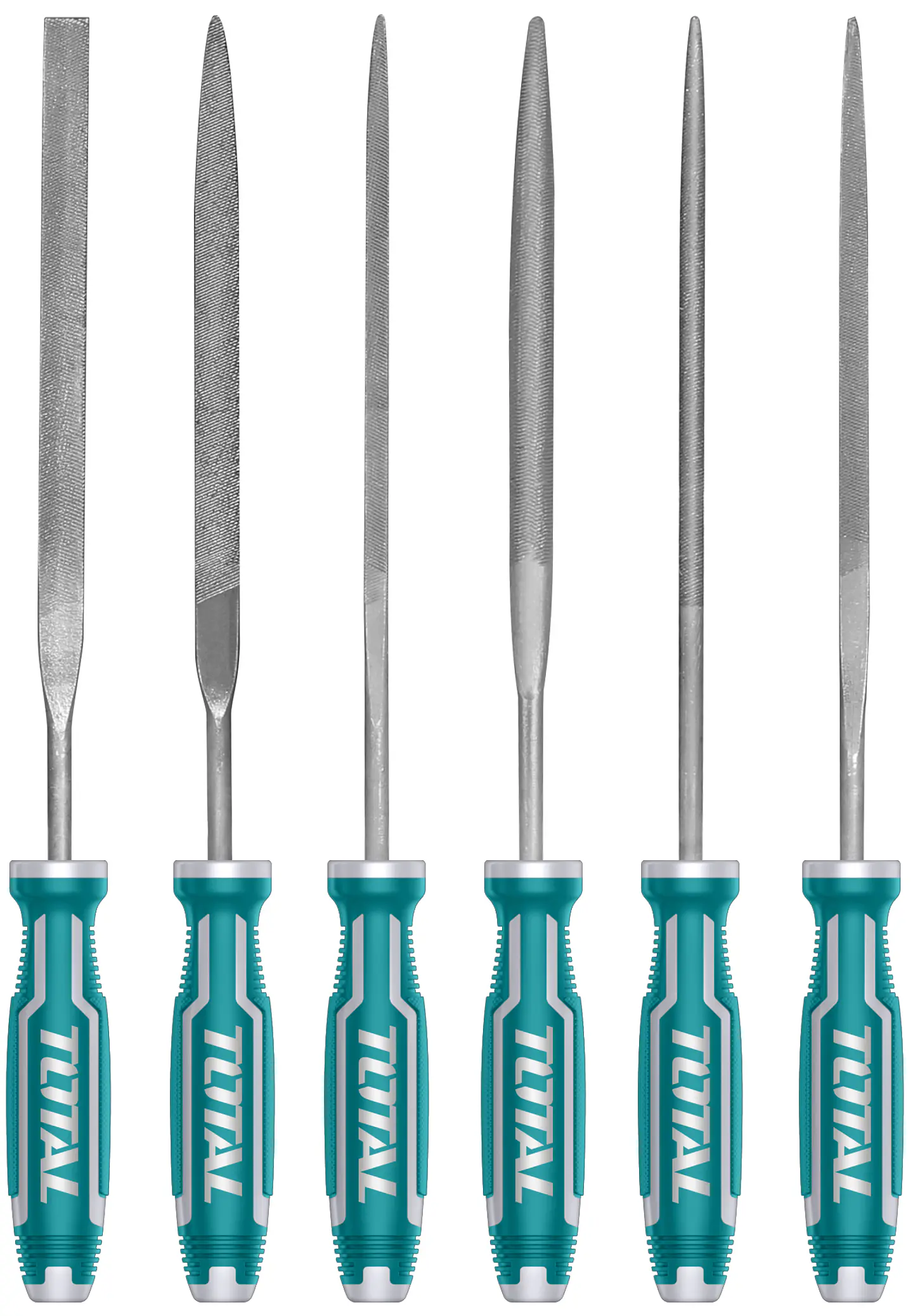 Kit Set Juego De Mini Limas 6 Piezas 3mm X 140mm Total 1