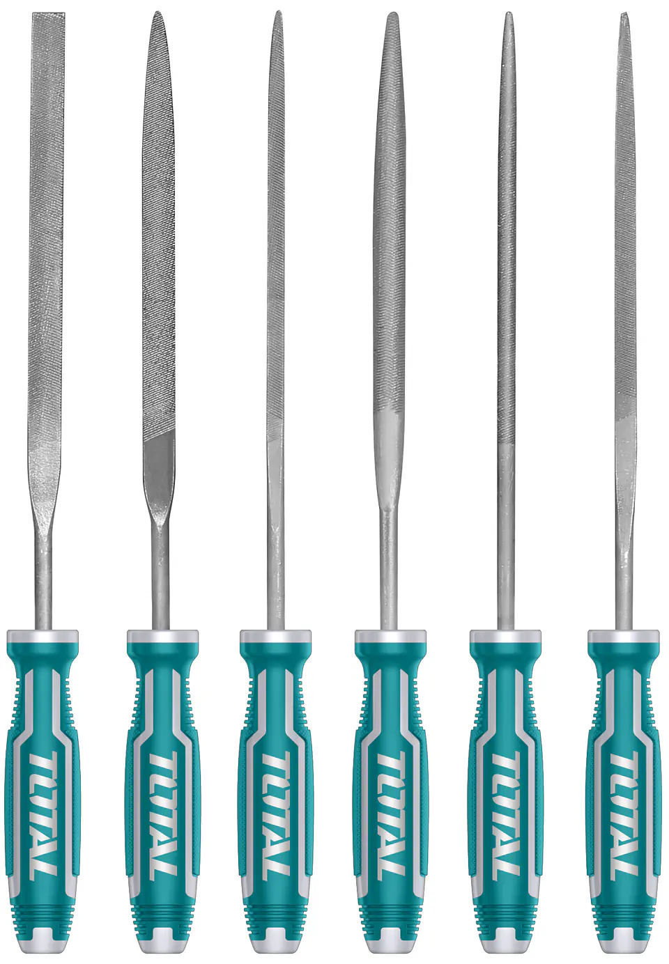 Kit Set Juego De Mini Limas 6 Piezas 3mm X 140mm Total 1