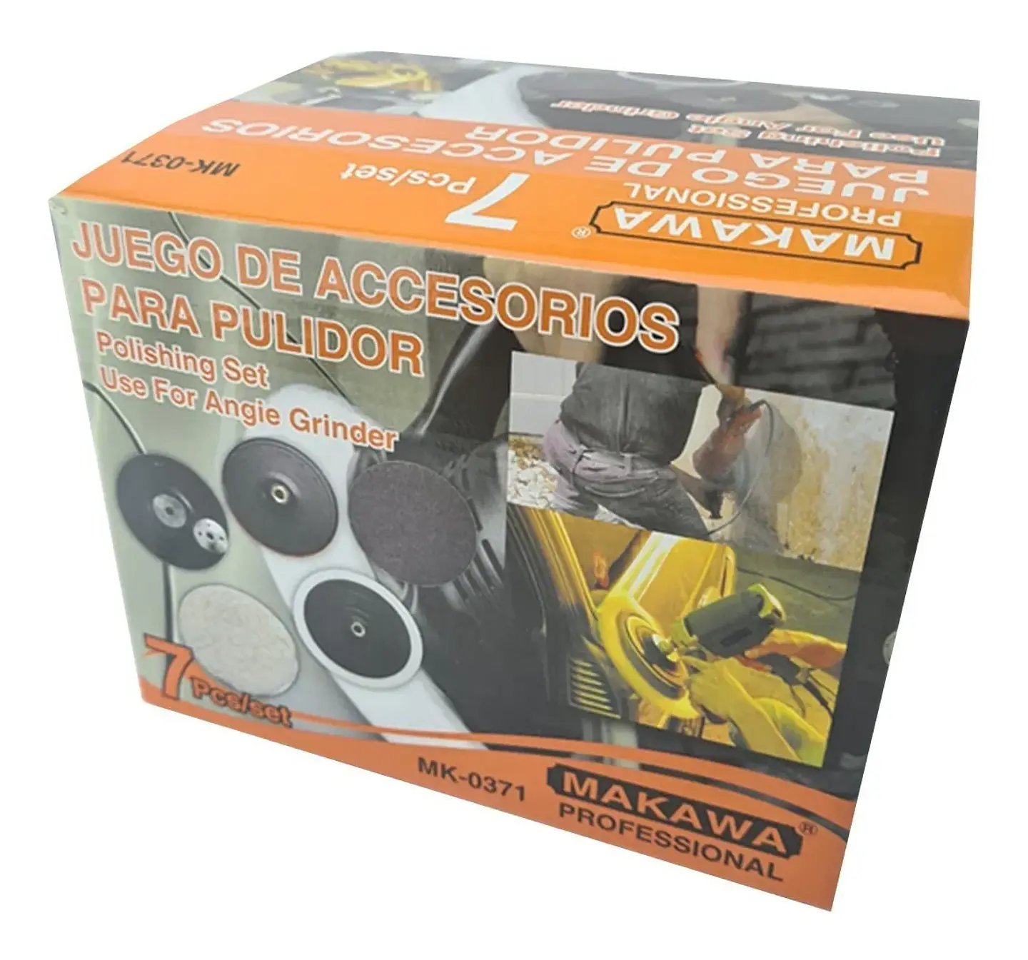 Kit Set Juego De Accesorios Para Pulir 7 Piezas Makawa 2