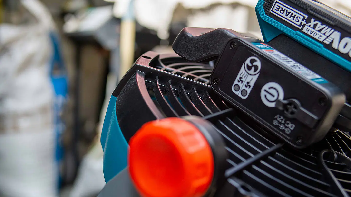 Ventilador Inalambrico Y Electrico 20v 220v+ Bat+ Carg Total 5