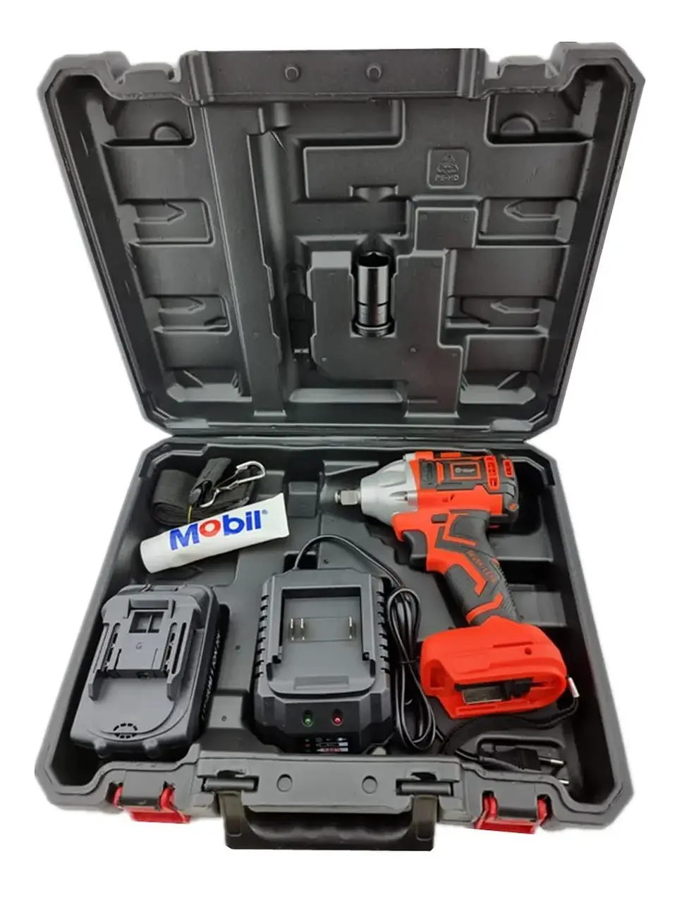 Taladro Pistola Llave Impacto 20v + Bat+ Carg Toyaki Tk-866h 1