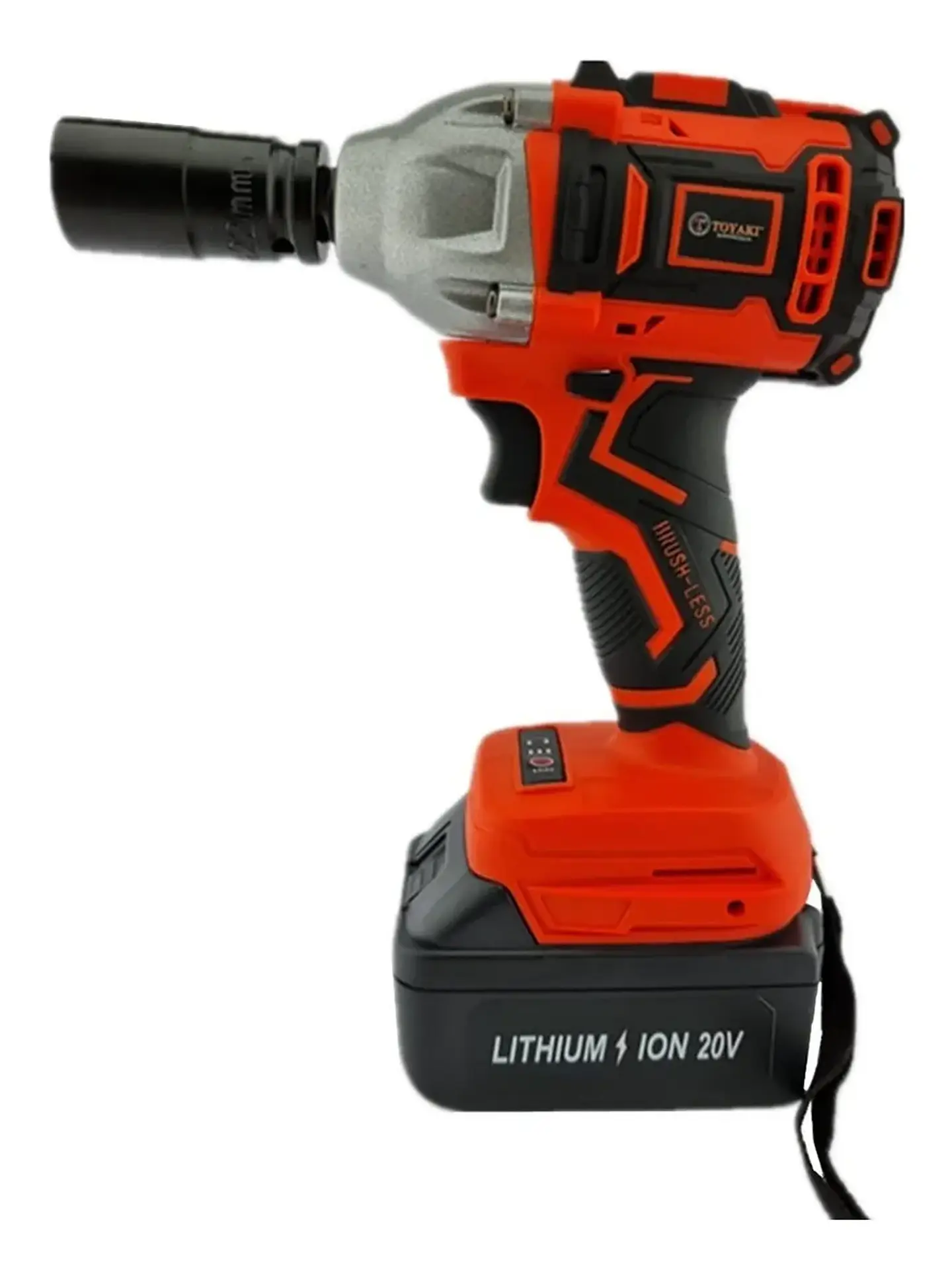 Taladro Pistola Llave Impacto 20v + Bat+ Carg Toyaki Tk-866h 2