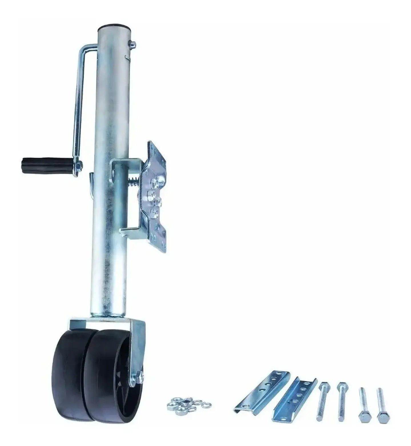 Pata Carro Arrastre Rueda Doble Maniobrable Enganche Crow 3