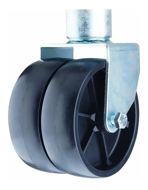 Pata Carro Arrastre Rueda Doble Maniobrable Enganche Crow