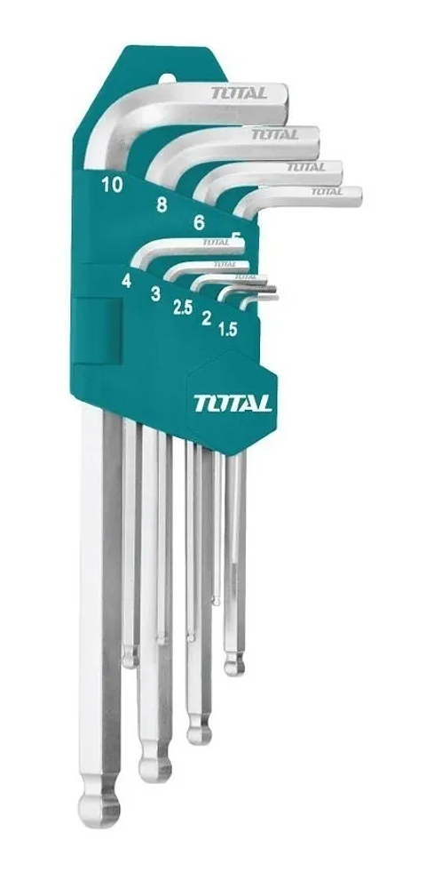 Set Juego De Llaves Allen Hexagonal 9 Piezas Total Tht106292