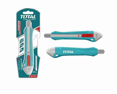 Corta Carton Cuchillo Cartonero 9mm X 80mm Total Tht5110916