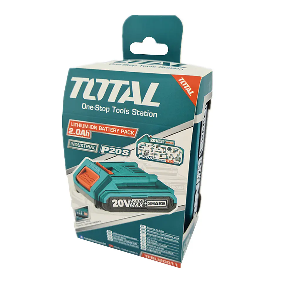 Batería Litio-ion 20v 2ah Total Tfbli20011 2