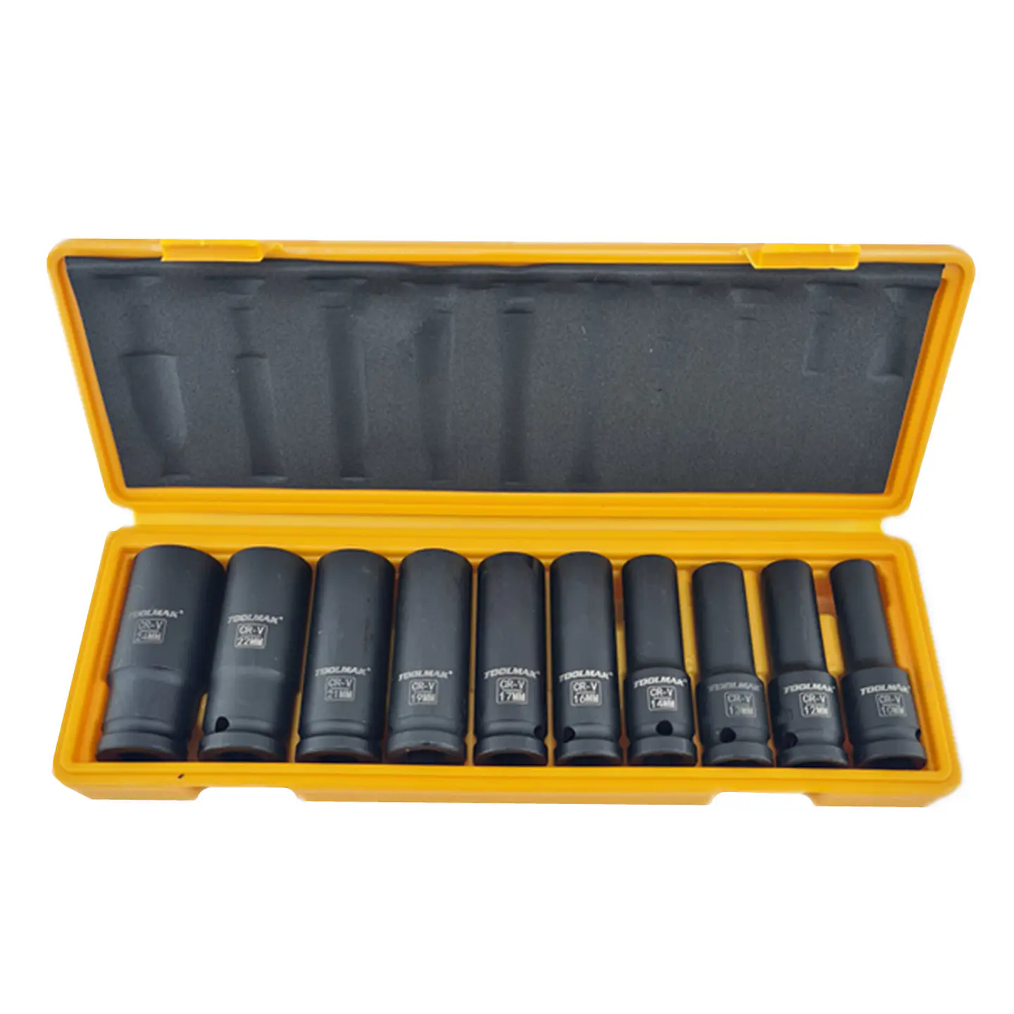 Juego Caja Dados Impacto 1/2 Pulgada 10 Piezas Toolmak 1