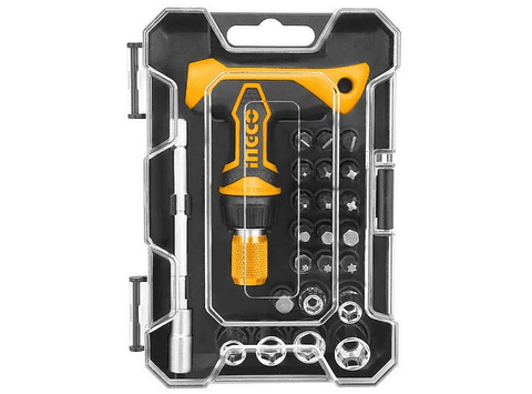 Kit Destornillador 24 Pcs C/ Llave Mango T Ingco Hksdb0188