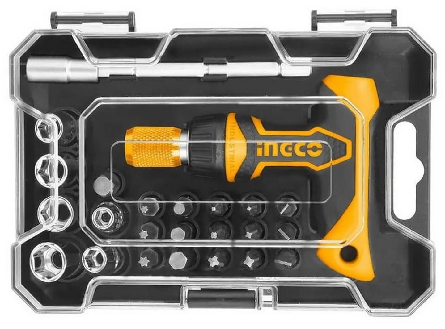 Kit Destornillador 24 Pcs C/ Llave Mango T Ingco Hksdb0188 2