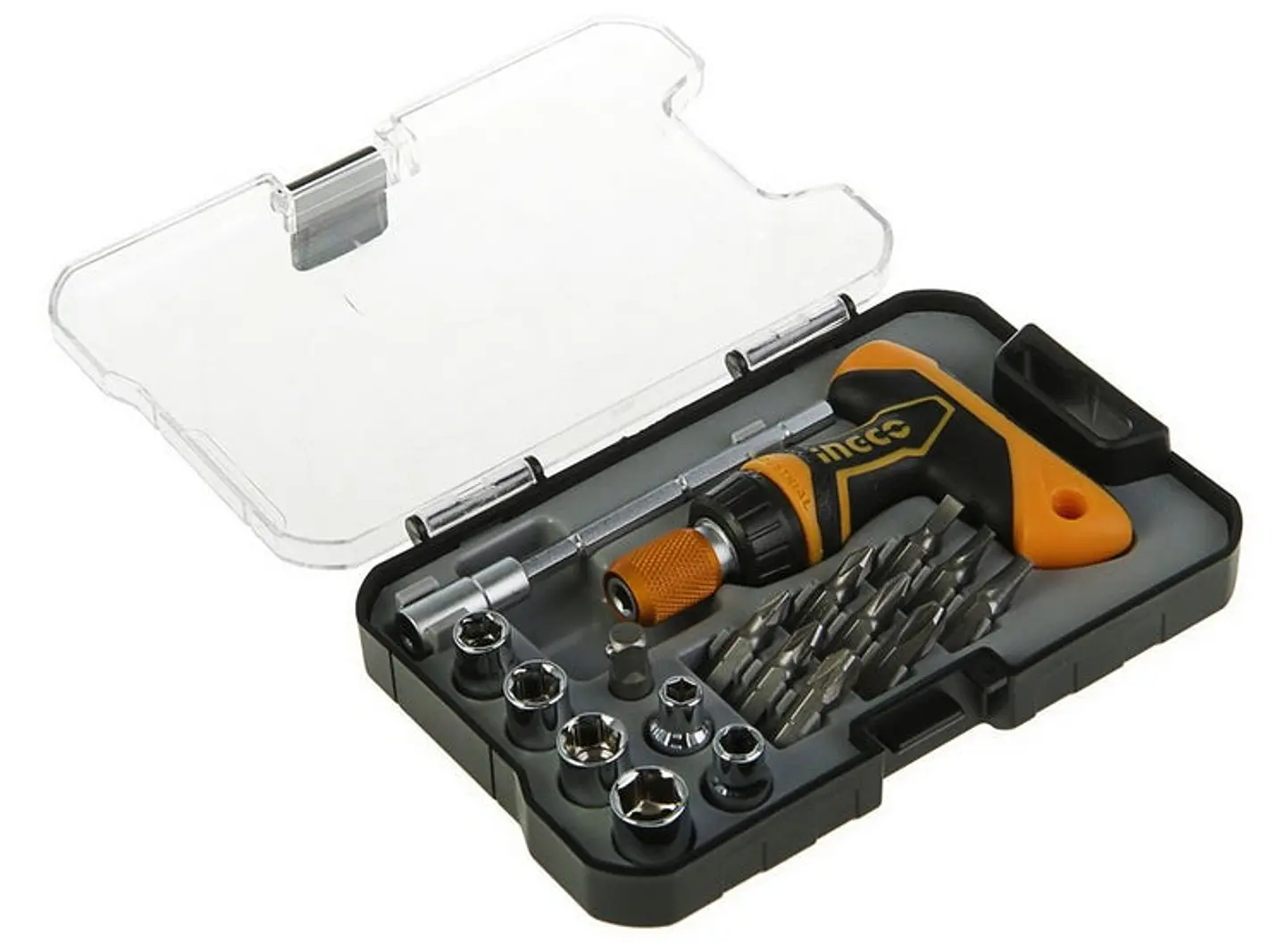 Kit Destornillador 24 Pcs C/ Llave Mango T Ingco Hksdb0188 3