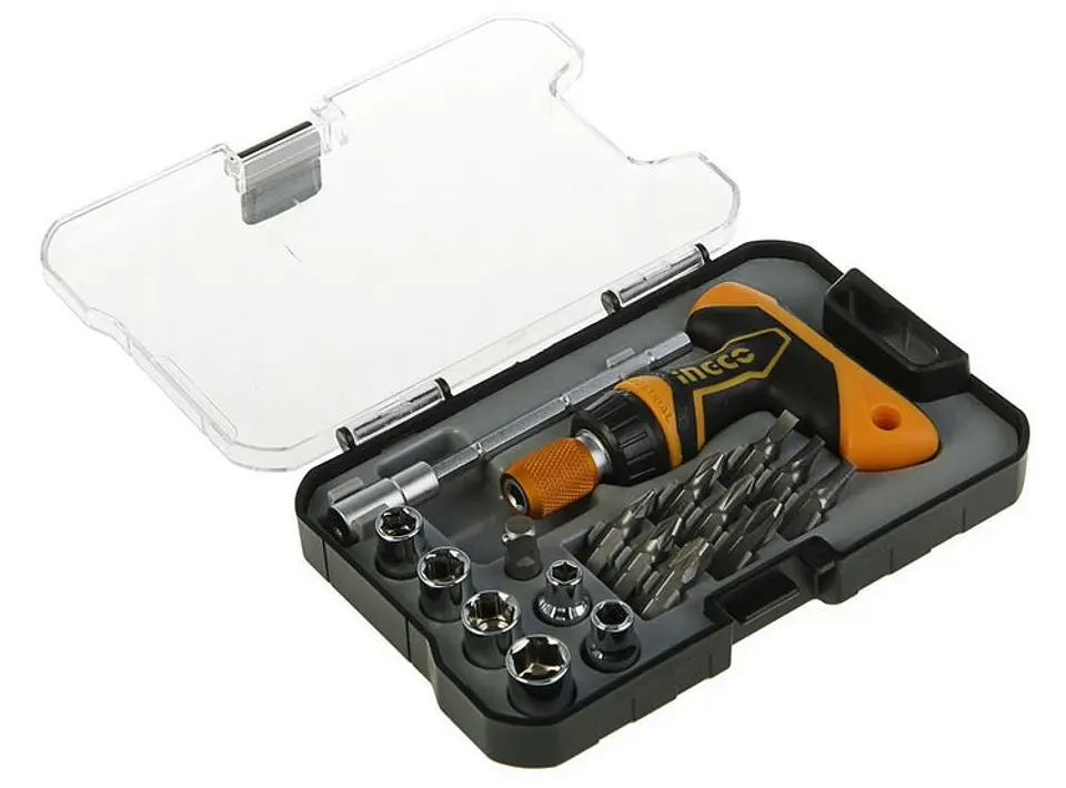 Kit Destornillador 24 Pcs C/ Llave Mango T Ingco Hksdb0188 3