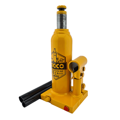 Gata Hidraulica Tipo Botella 2 Toneladas Ingco Hbj202