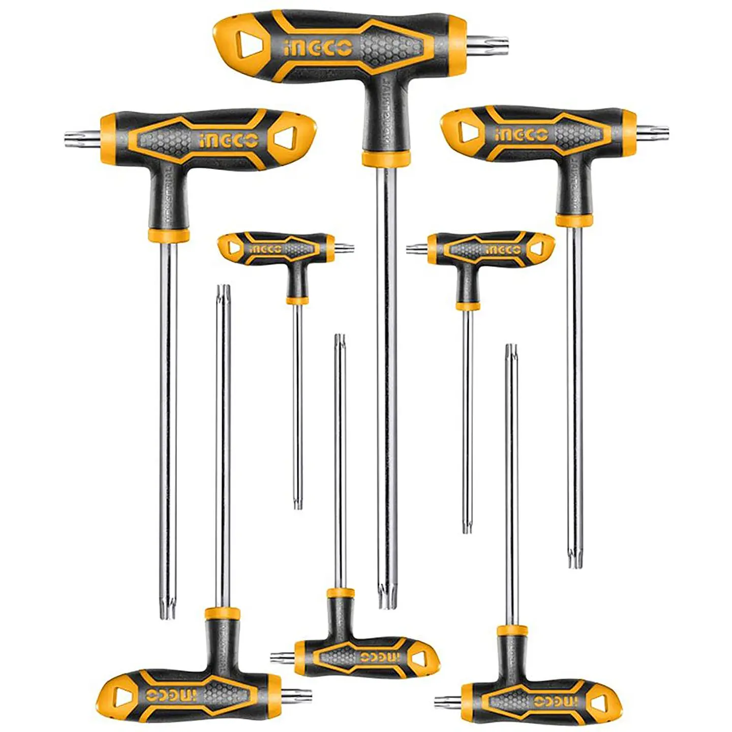 Set Juego Llaves Allen Torx C/mango T 8 Pcs Ingco Hhkt8083 2
