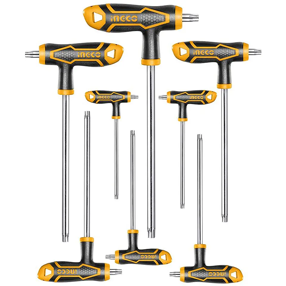 Set Juego Llaves Allen Torx C/mango T 8 Pcs Ingco Hhkt8083 2