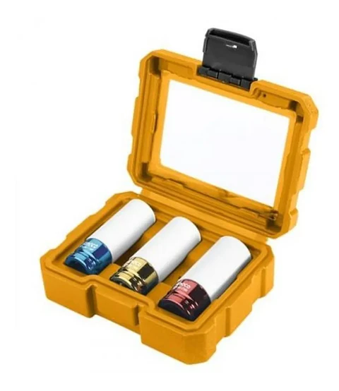 Kit Juego De Dados Impacto Para Llantas 1/2 3 Piezas Ingco Hnmlns031