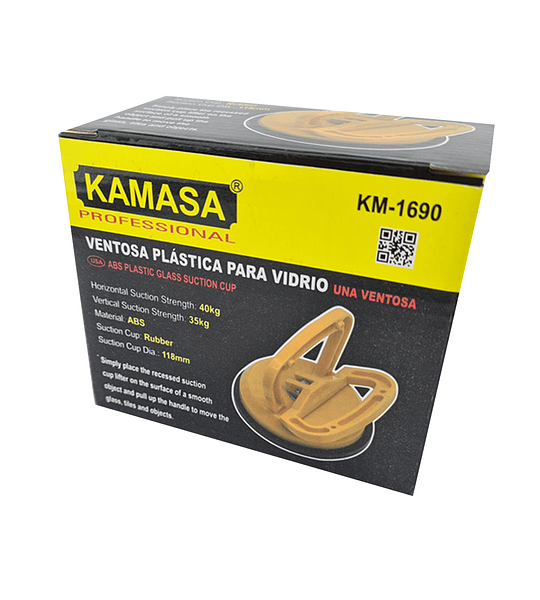 Ventosa Para Vidrio 40 - 35 Kg Kamasa Km-1690 - 