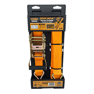 Eslinga Cinta Amarre Con Ratchet 1.5 Pulgada X 4 M Toolmak