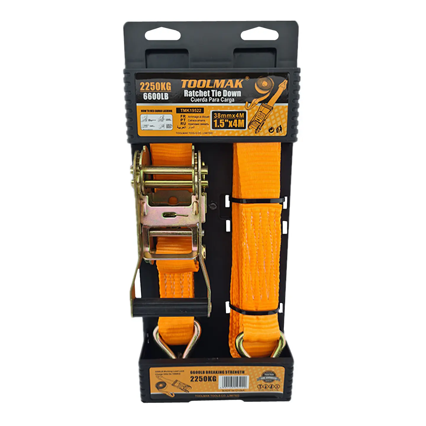 Eslinga Cinta Amarre Con Ratchet 1.5 Pulgada X 4 M Toolmak 1