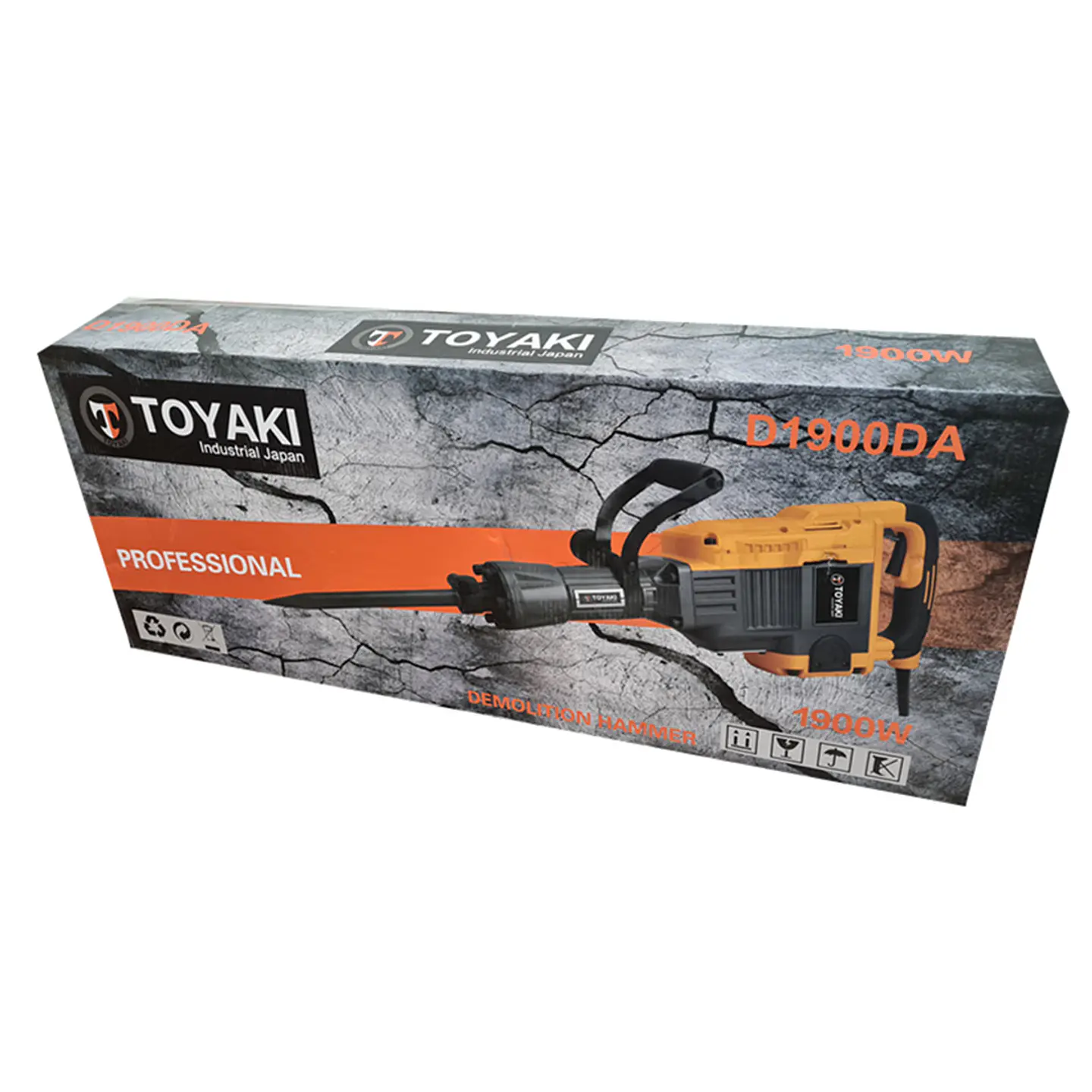 Cango Martillo Demoledor Electrico 1900w Toyaki D1900da 3