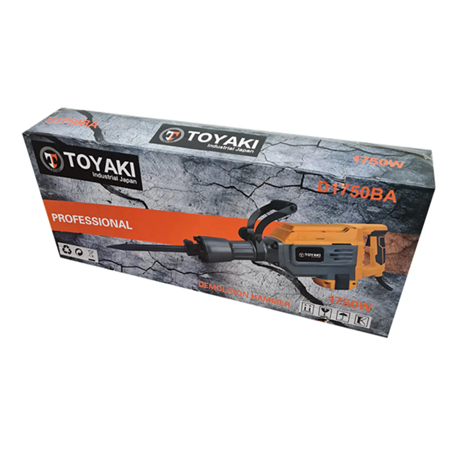 Cango Martillo Demoledor Electrico 1750w Toyaki D1750ba 2