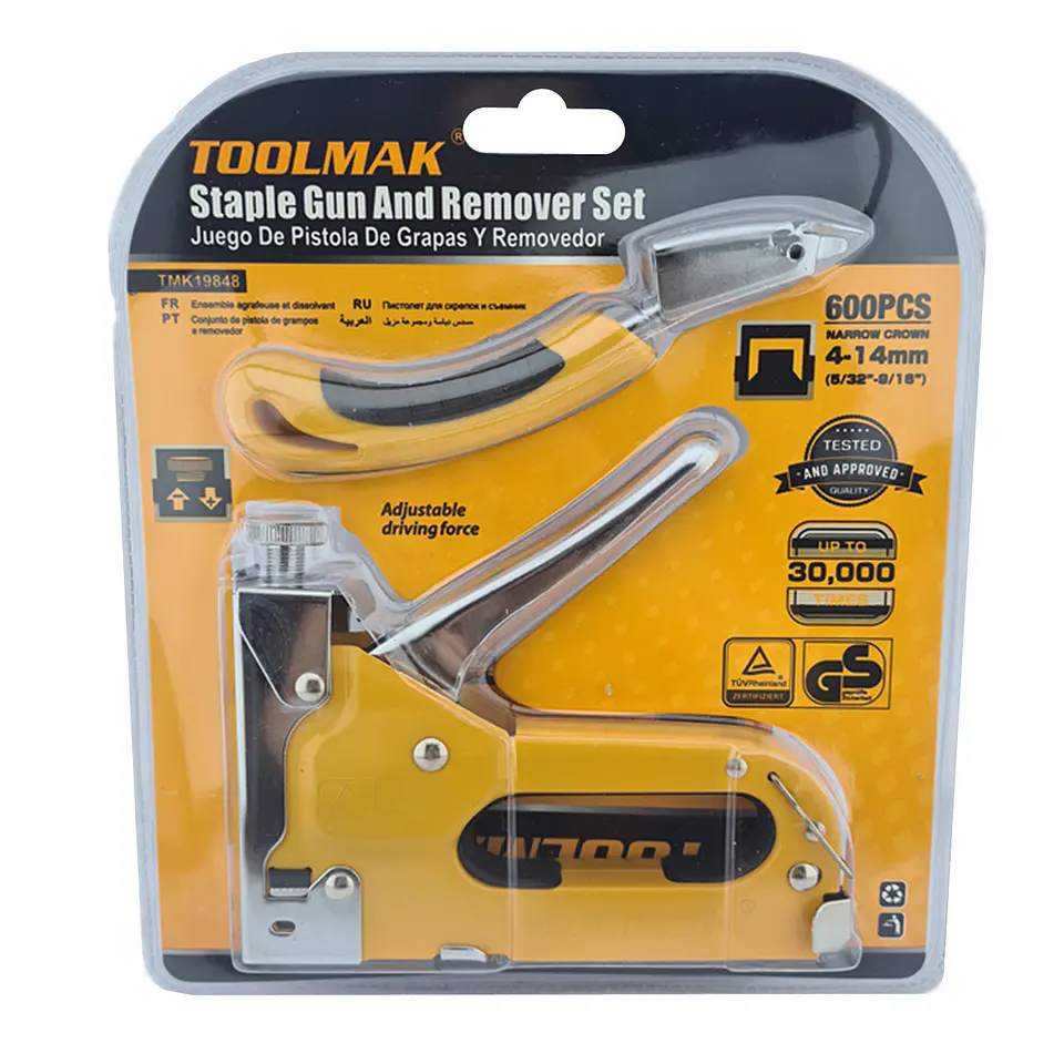 Kit Grapadora Manual (4-14mm) + Removedor De Grapas Toolmak 1