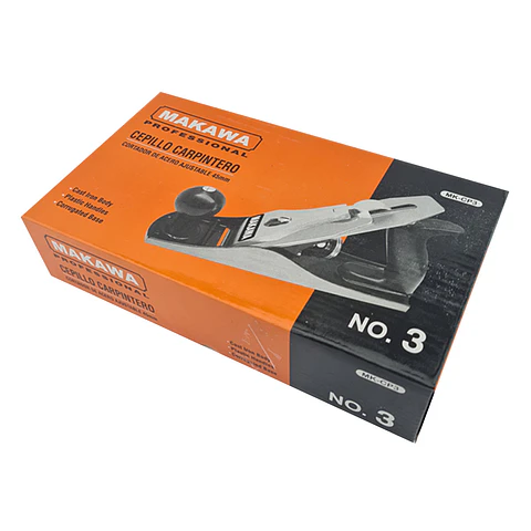 Cepillo Carpintero Manual Para Madera Profesional N° 3 Mkcp3
