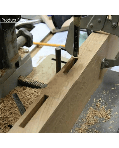 5 piezas de broca de agujero cuadrado para carpintería, juego de