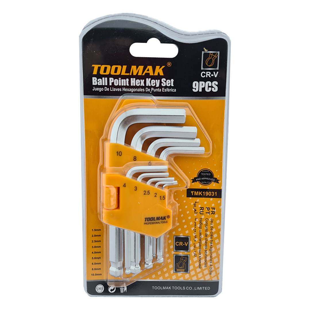 Kit Juego De Llaves Allen Hexagonal Chicas Tmk19031 1