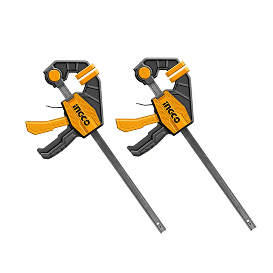 Pack 2 Prensa Rapida Madera Carpintero 18 Pulgadas Ingco 1