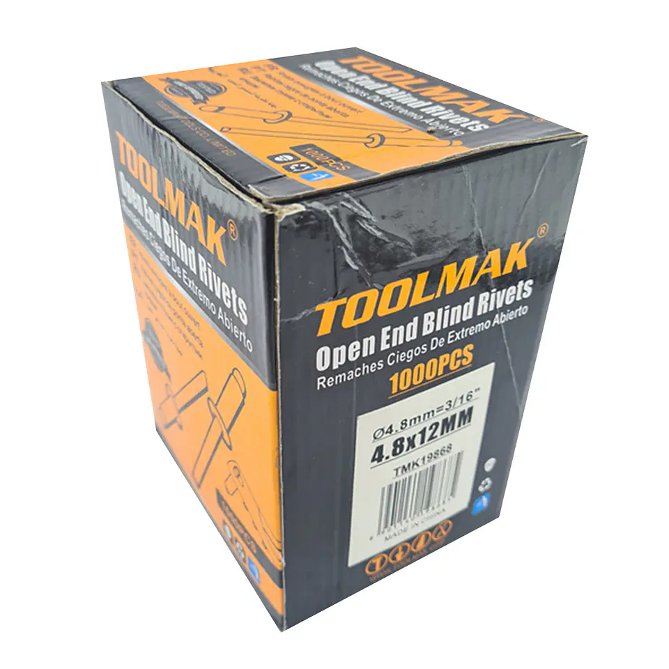 Remaches Ciegos De 4.8 X 12mm 1000 Unidades Toolmak Tmk19868 3
