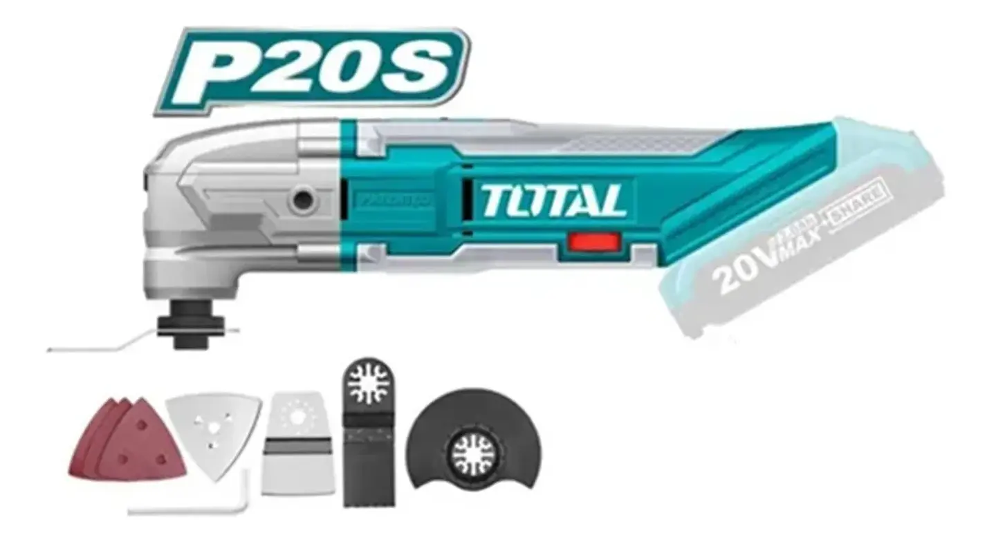 Herramienta Oscilante Multiuso 20v + Batería + Cargador Total 2
